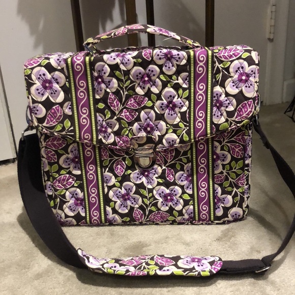 Vera Bradley Handbags - Vera Bradley, vintage business/valise type. Comes with a detachable strap